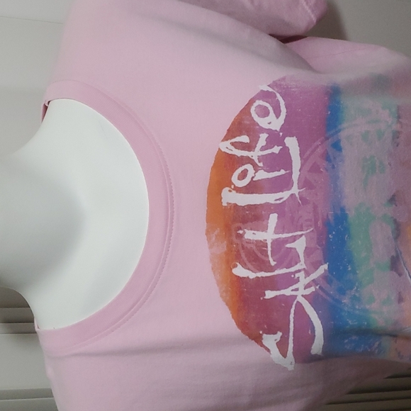 SALT LIFE T-Shirt-Womens Pink Short Sleeve-Front Graphic Fish Ocean-VGUC-Sz M - Picture 2 of 9